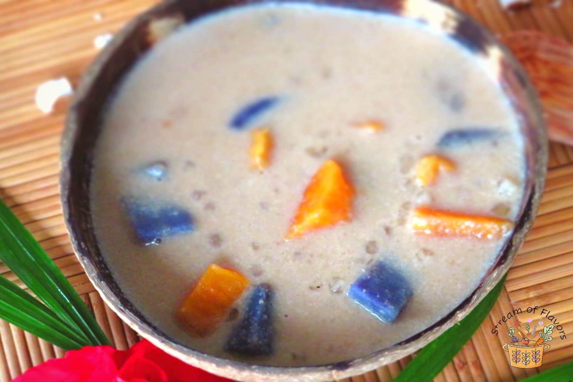 Bubur Cha Cha (Nyonya Coconut Milk Dessert) - Southeast Asian