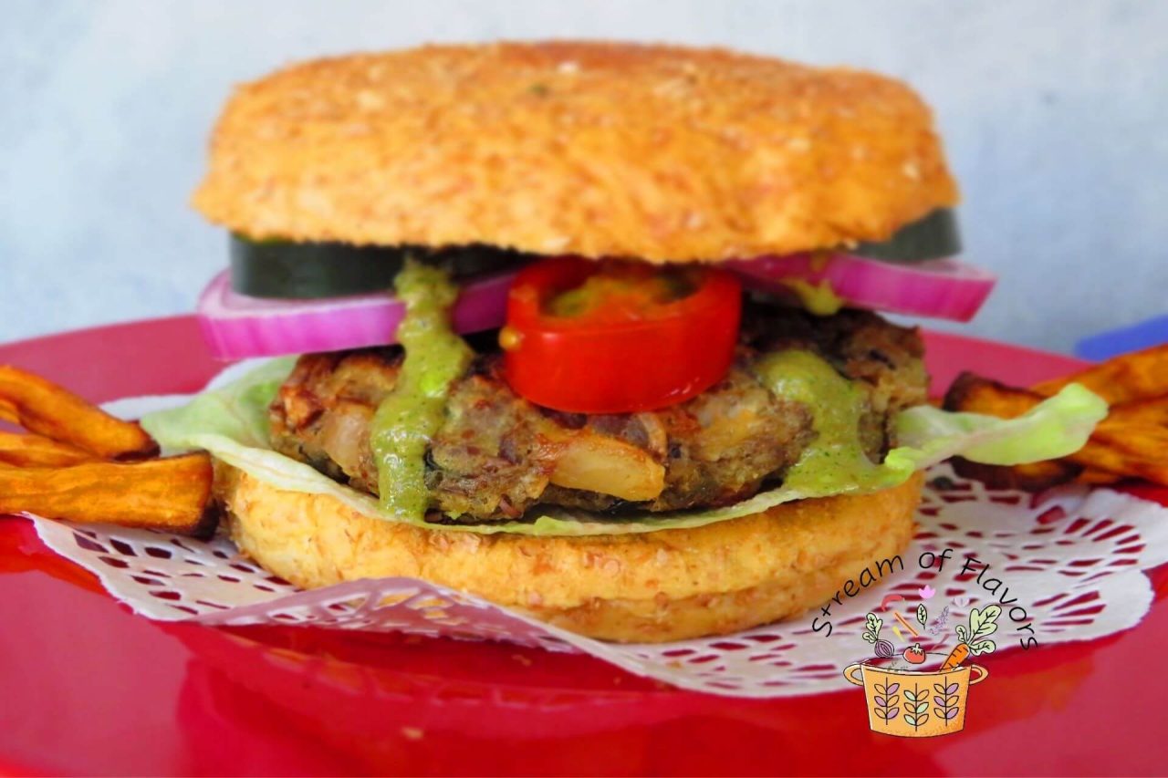 Ground Lamb Burgers - Stream of Flavors