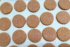 cookies on a tray