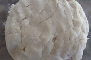 Make a dough with cold water