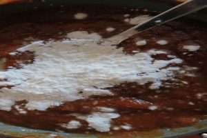 cook the marinade with corn starch