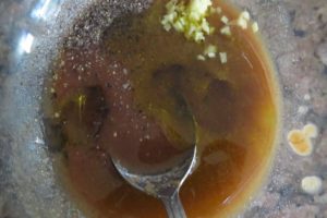 tamarind dressing for the spinach and feta salad