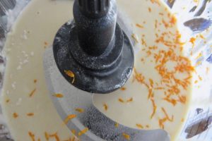 whisk with the orange zest