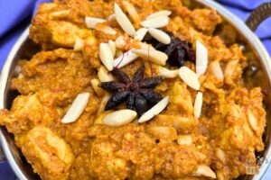 chicken pasanda recipe with almonds and star anise