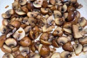 mushrooms sauteed with olive oil