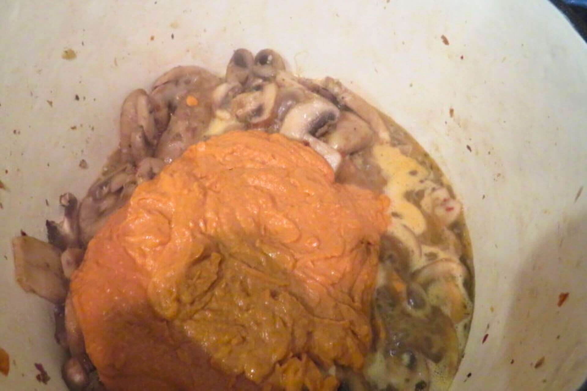 sundried tomato paste added