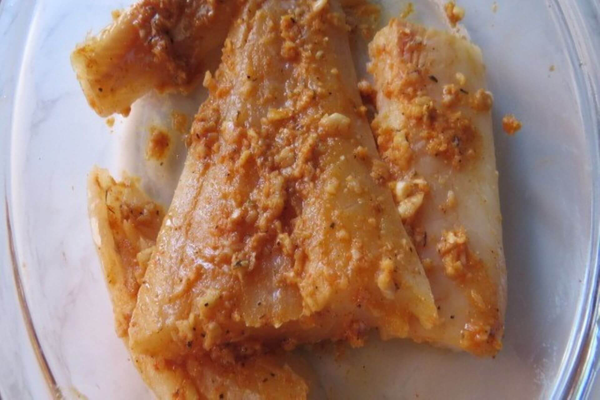 cod fillets with marinade