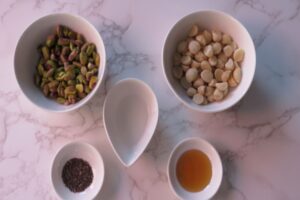 prepare the ingredients in bowls