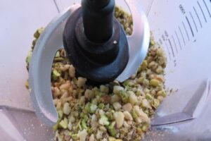 grind the nuts in a food processor