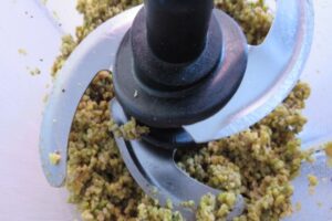 homemade pistachio butter ground coarse