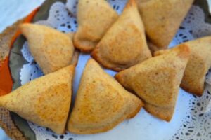 baked samosa recipe in a bowl