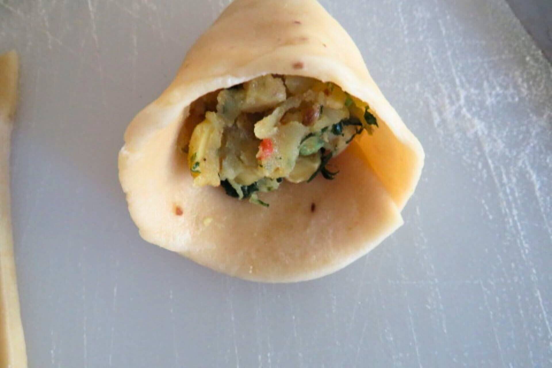 cone shaped samosa