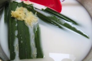 ingredients for the fragrant rice