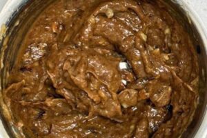 pulsed roasted eggplant flesh