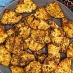 roasted celery root in a plate