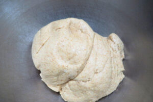 croissant dough made in the stand mixer