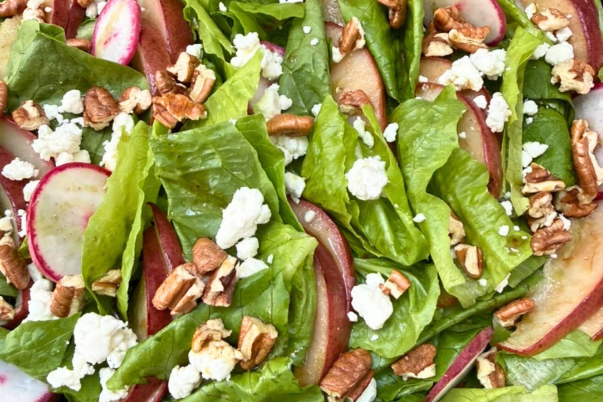 layer the salad ingredients