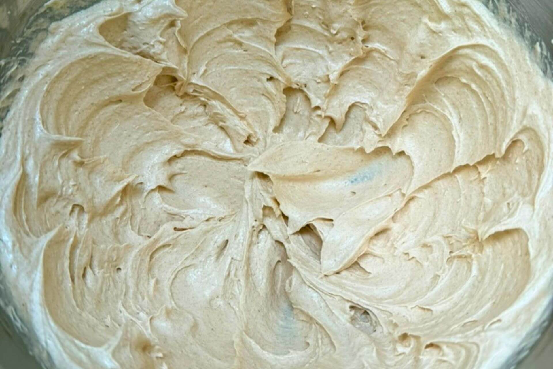 butter and date sugar creamed with eggs